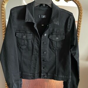 Kut from the Kloth black Denim Jacket- size large